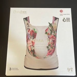 Cybex baby carrier-Yema Tie in spring blossom pattern